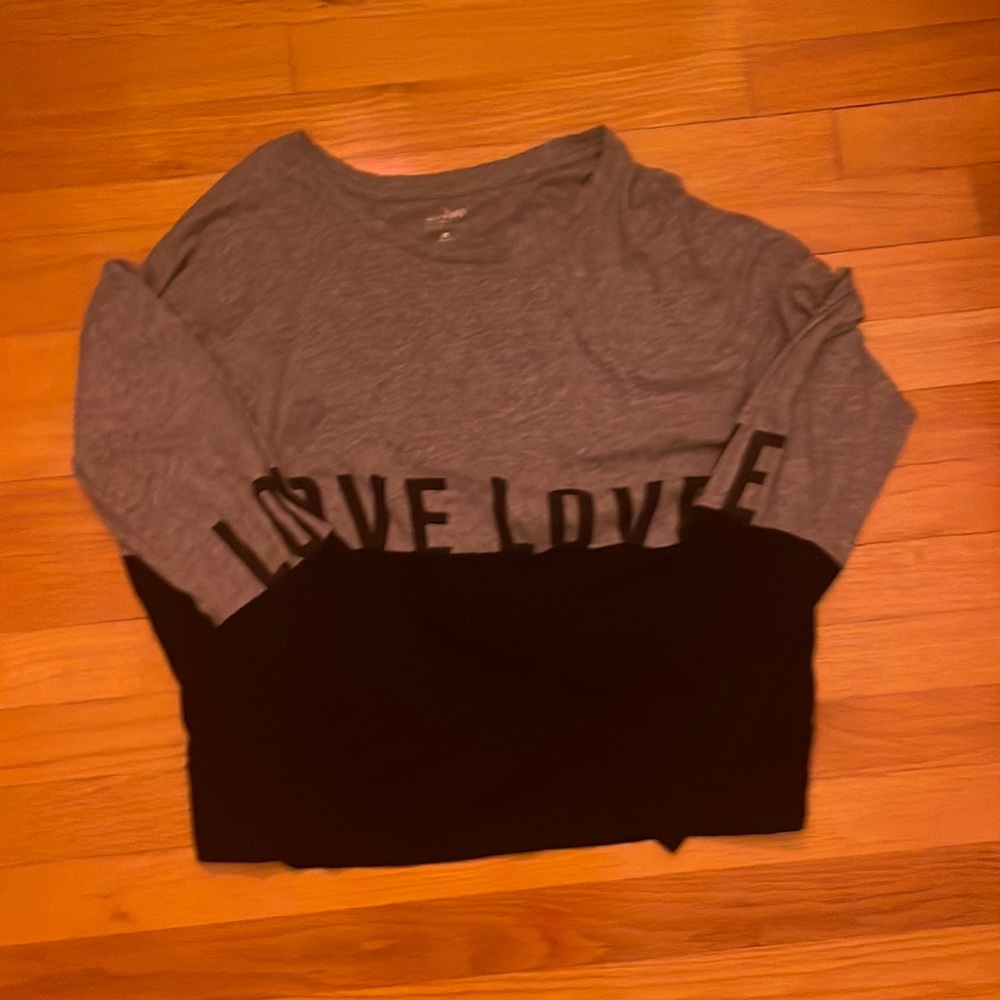 Grey and Black LOVE sweatshirt